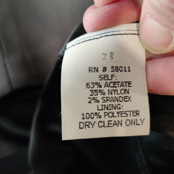 David Meister NWT Black Beaded Neckline Cocktail Dress Size 2 - Picture 14 of 15